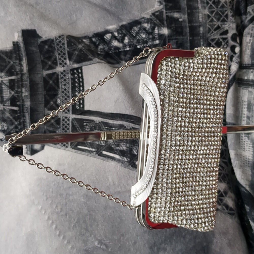 Ecosusi rhinestone evening bag